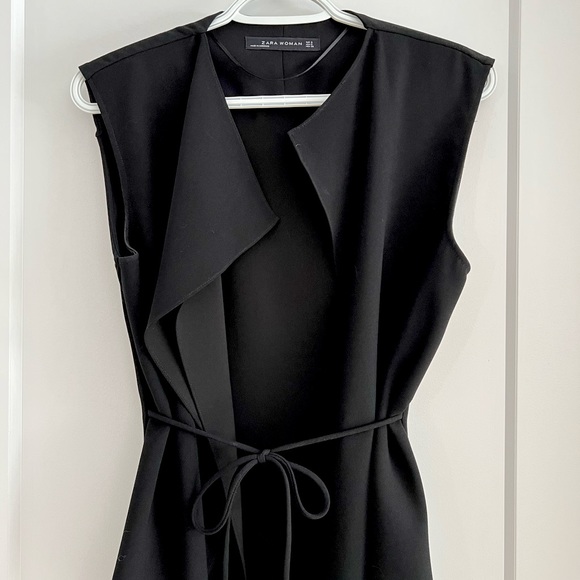 ZARA A-Symmetrical Dressy Vest - Picture 3 of 5
